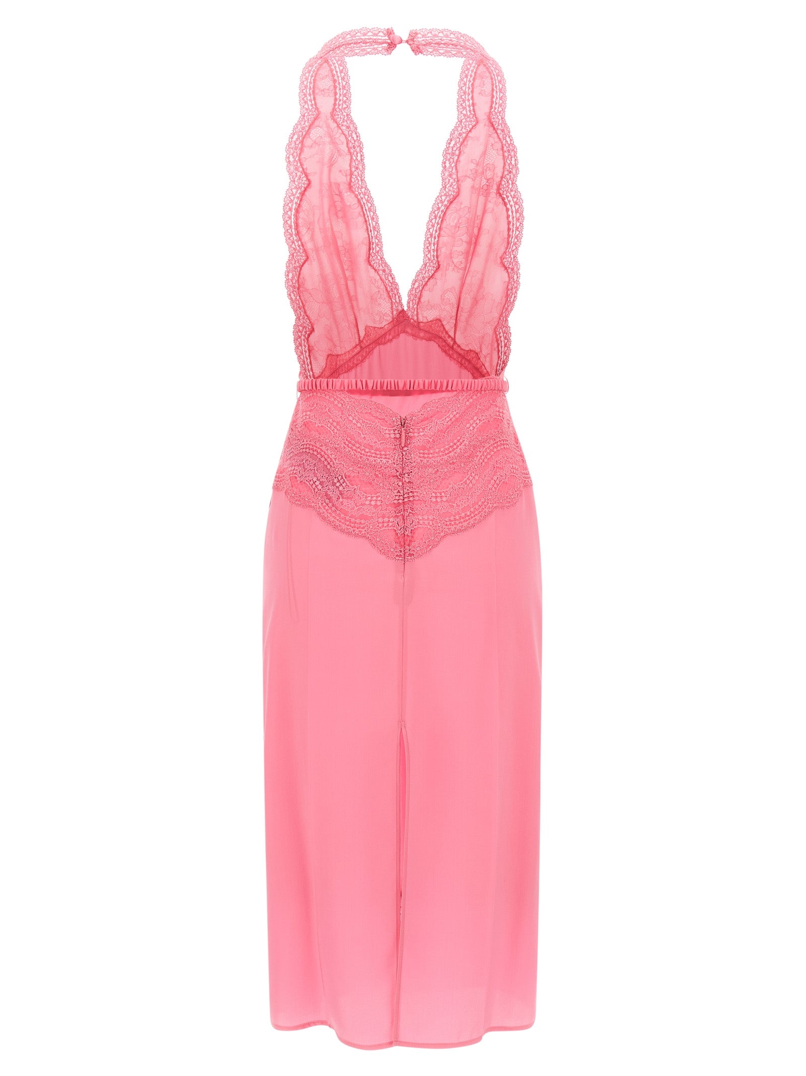 Multicolor Silk Midi Dress