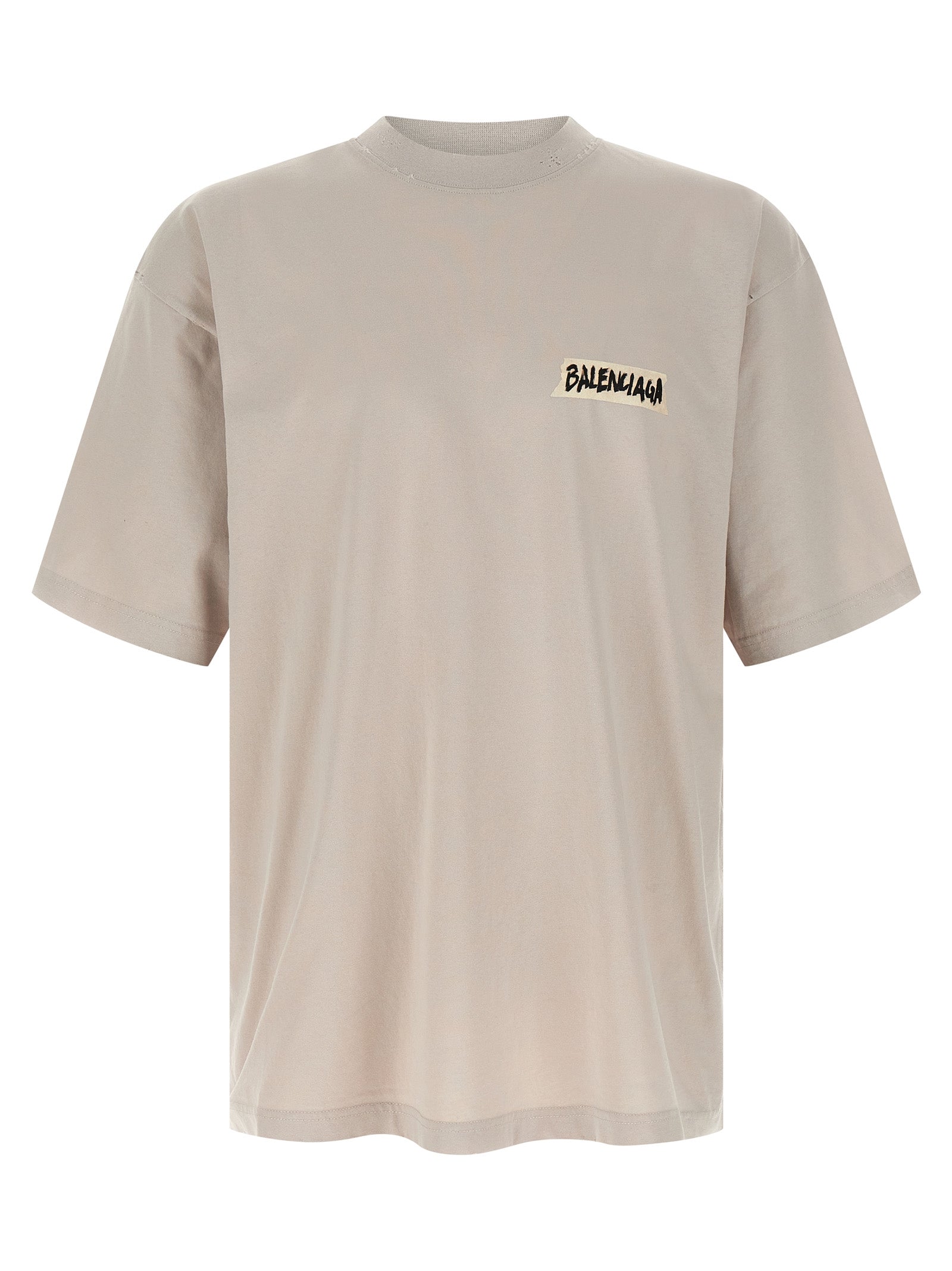 Gray Cotton T-Shirt