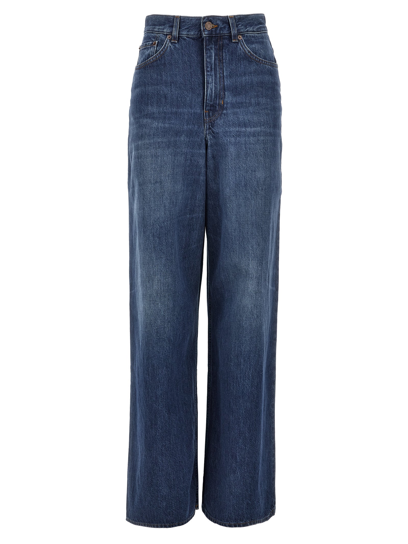 Blue Cotton Jeans Denim