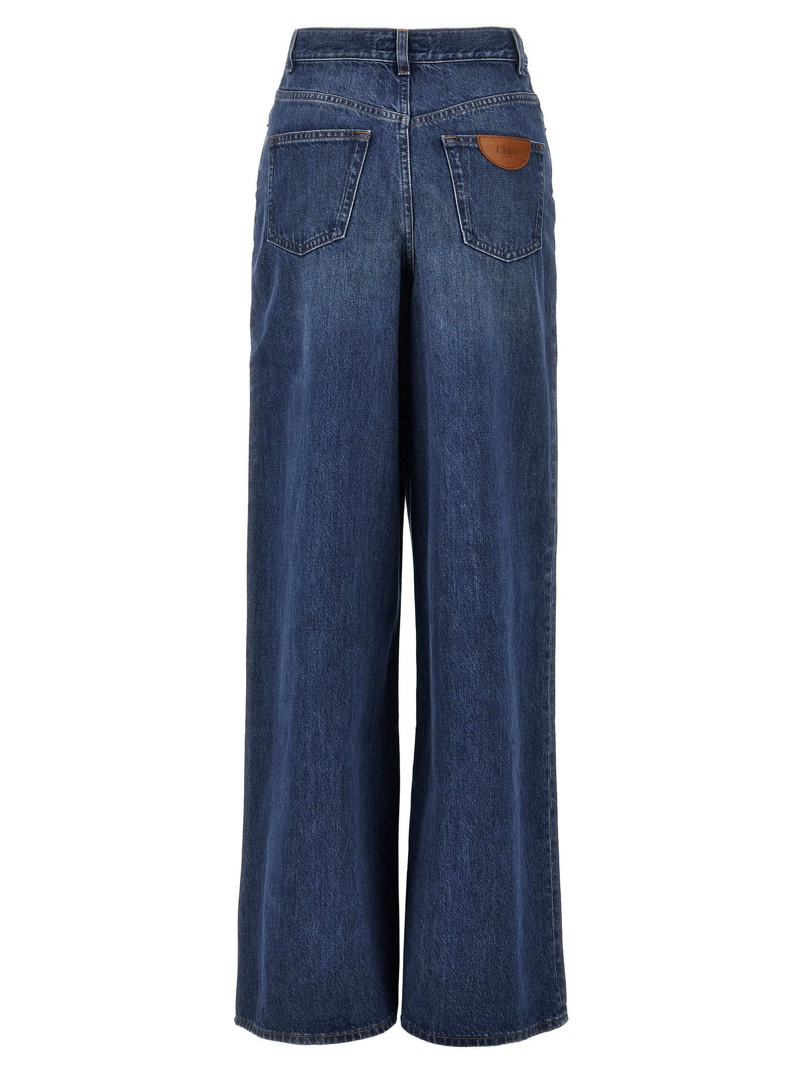 Blue Cotton Jeans Denim