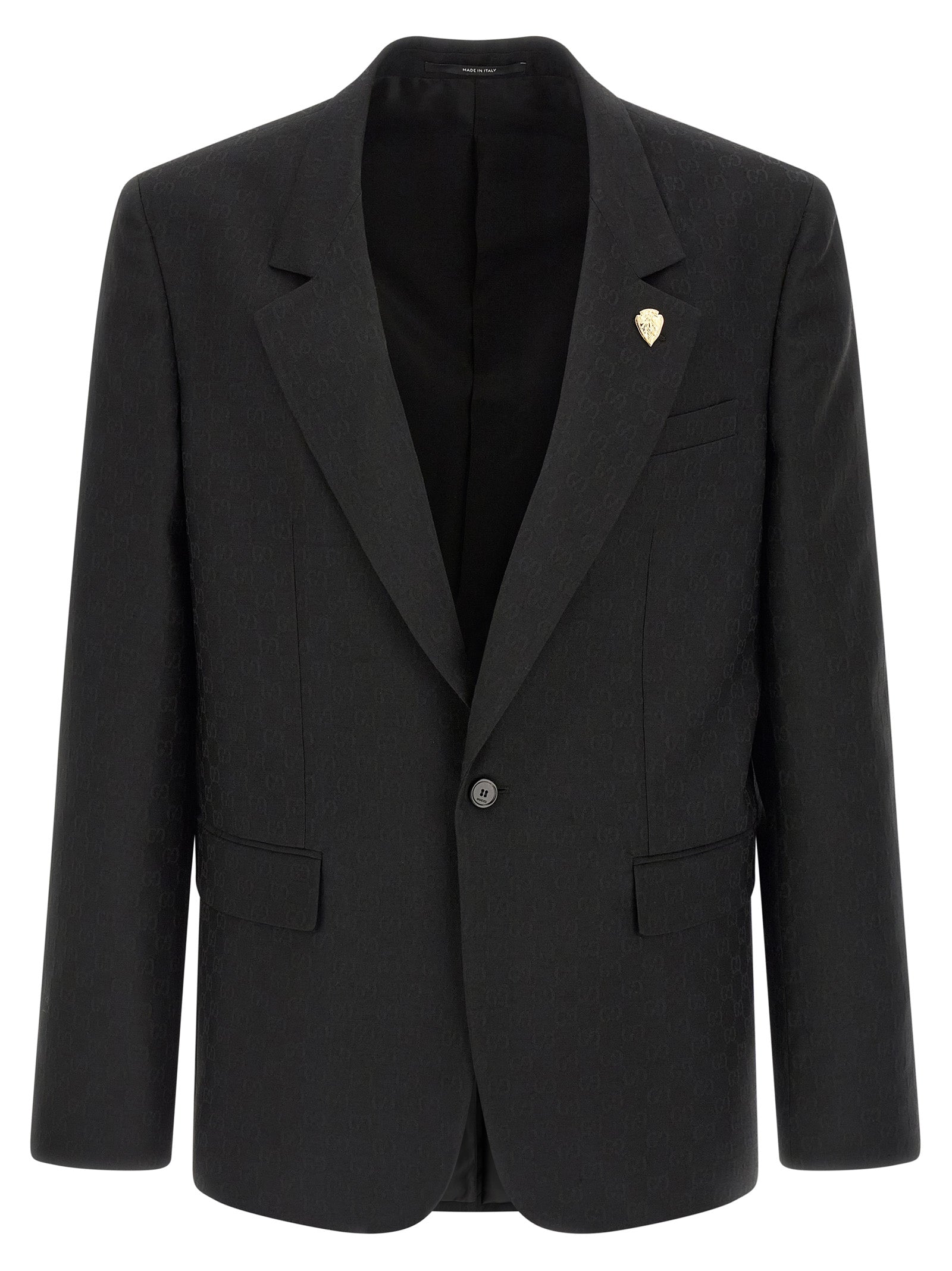 Black Polyester Blazer
