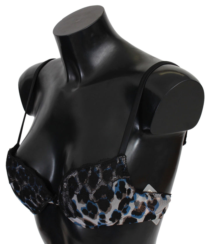 Roberto Cavalli sort blonde-BH i nylon, undertøy