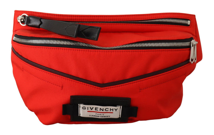 Givenchy Rød Polyamid Downtown Stor Mageveske