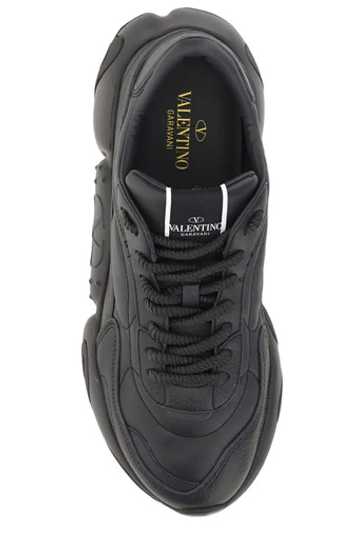 Valentino Garavani-sneakers i sort kalveskinn