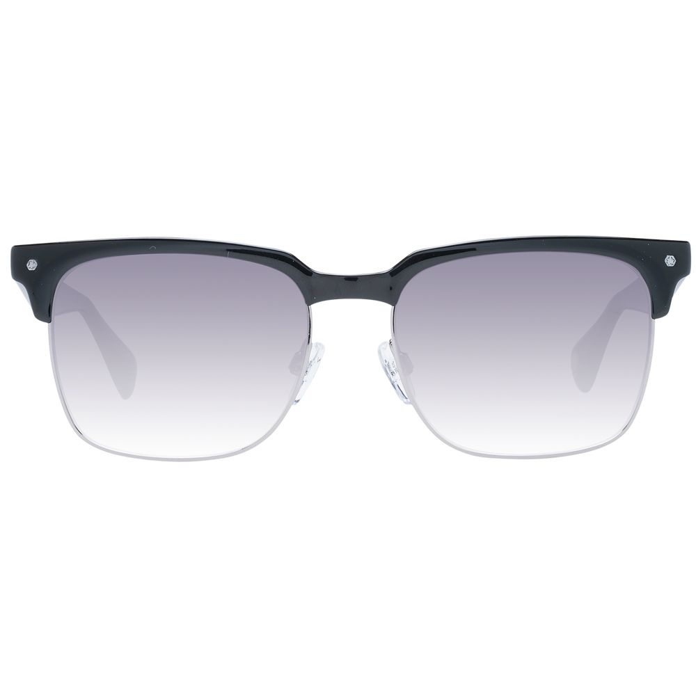 Gafas de sol de acetato negro y metal