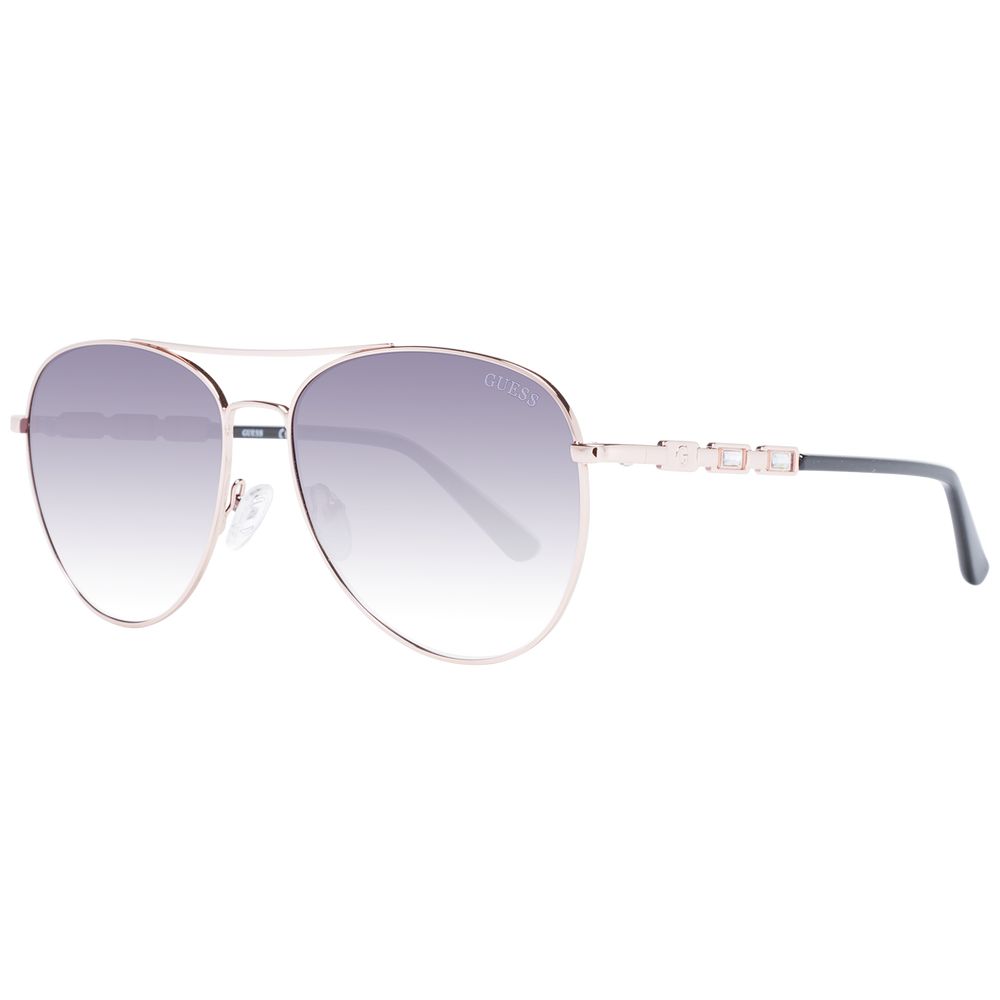 Gafas de sol Guess metálicas en oro rosa