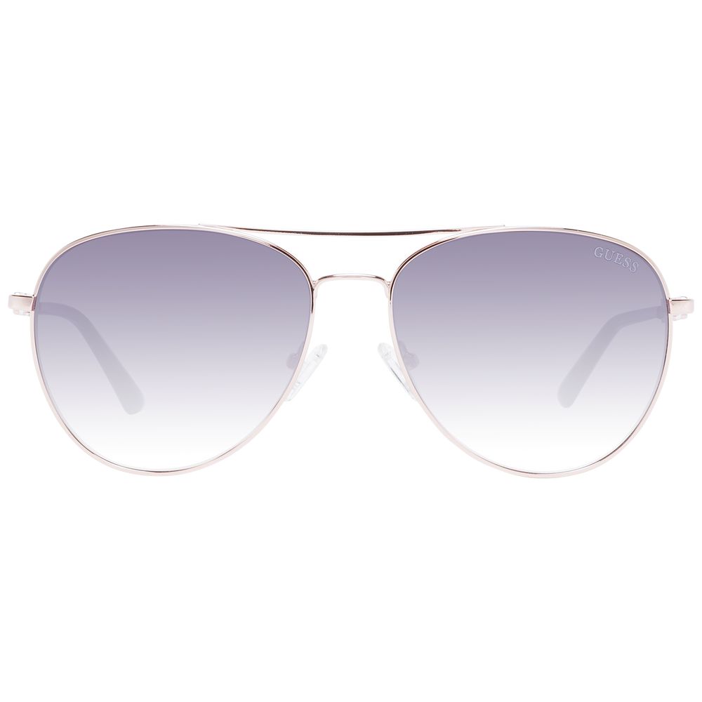Gafas de sol Guess metálicas en oro rosa