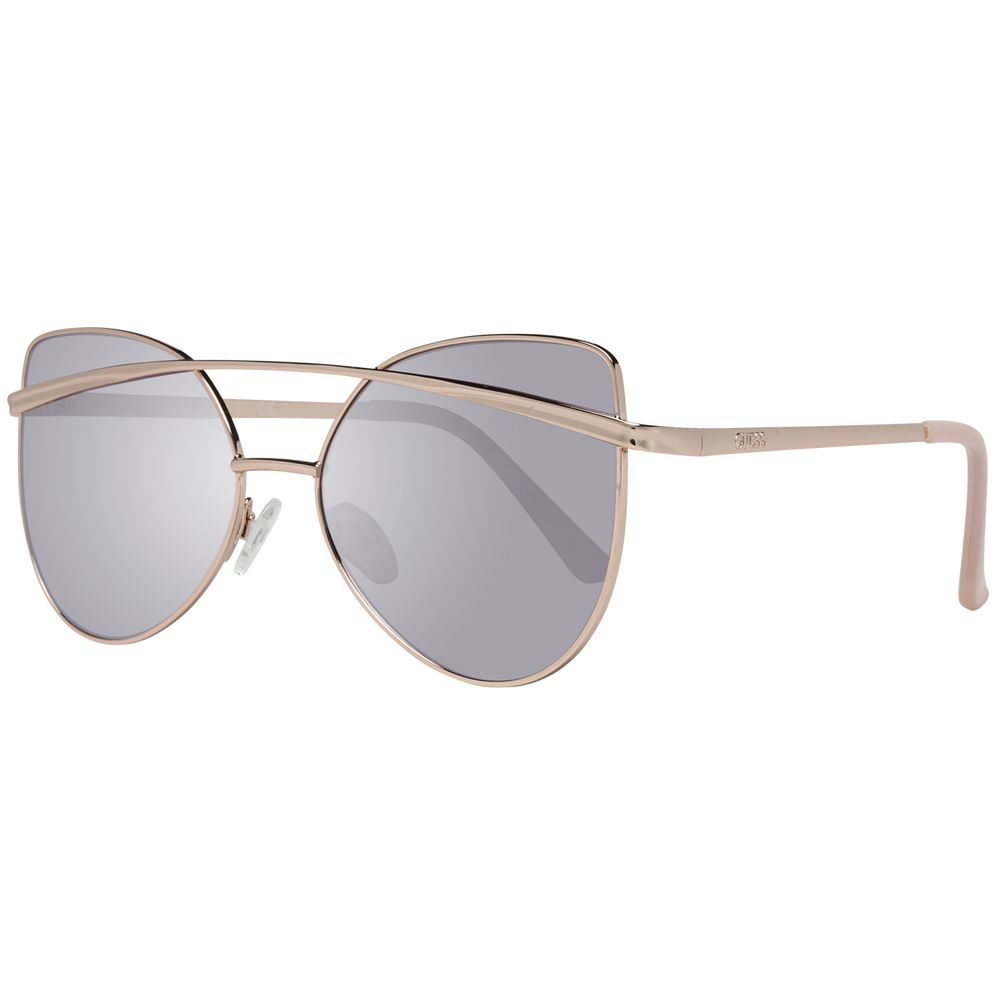 Gafas de sol Guess metálicas en oro rosa