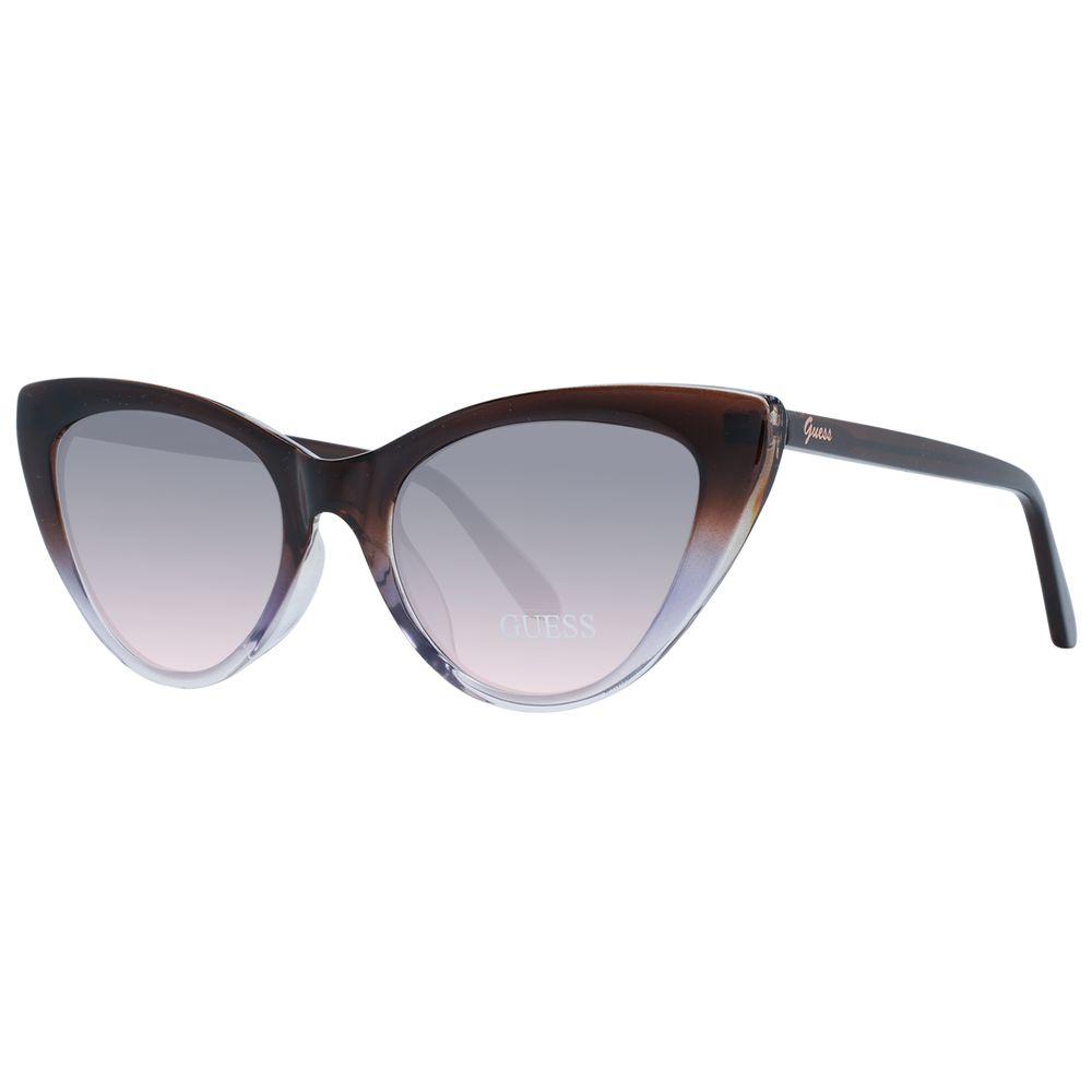 Gafas de sol de plástico Guess marrones