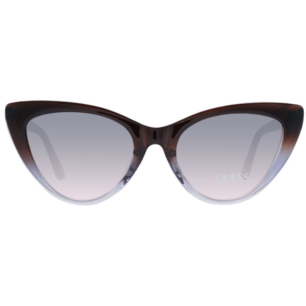 Gafas de sol de plástico Guess marrones