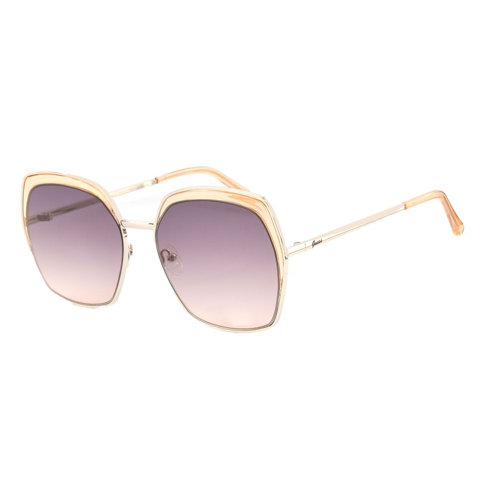 Guess Gullfargede Solbriller i Metall