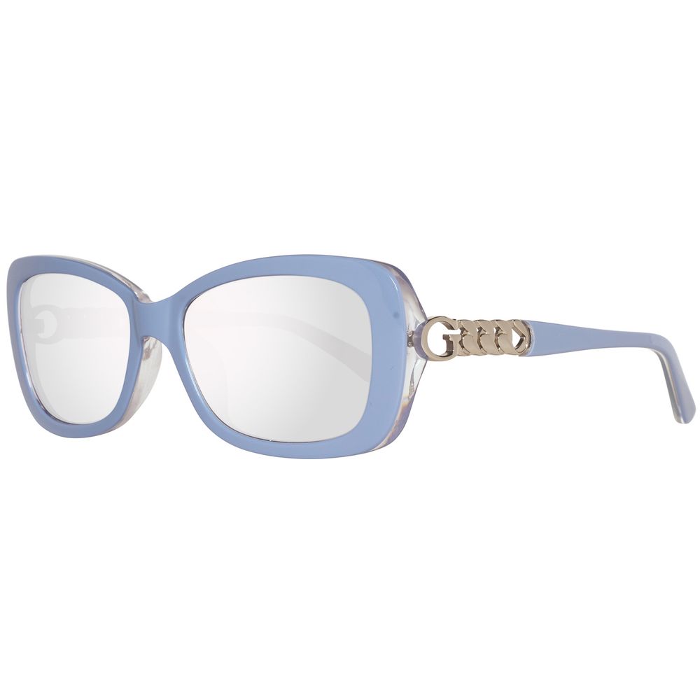 Gafas de sol de plástico azules Guess