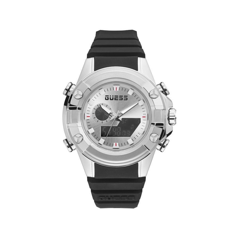 Reloj Guess deportivo de sintético negro