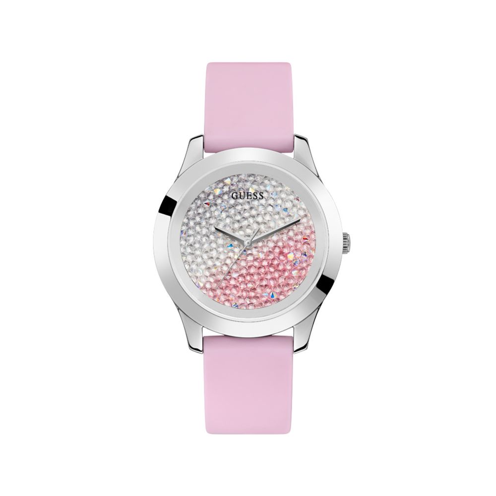 Reloj de vestir Guess de goma multicolor
