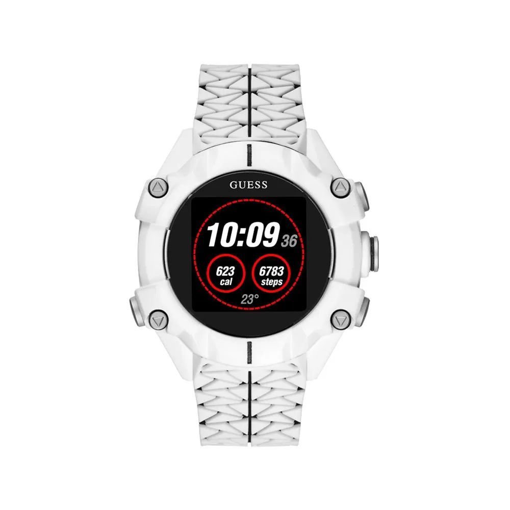 Reloj deportivo Guess de resina blanca
