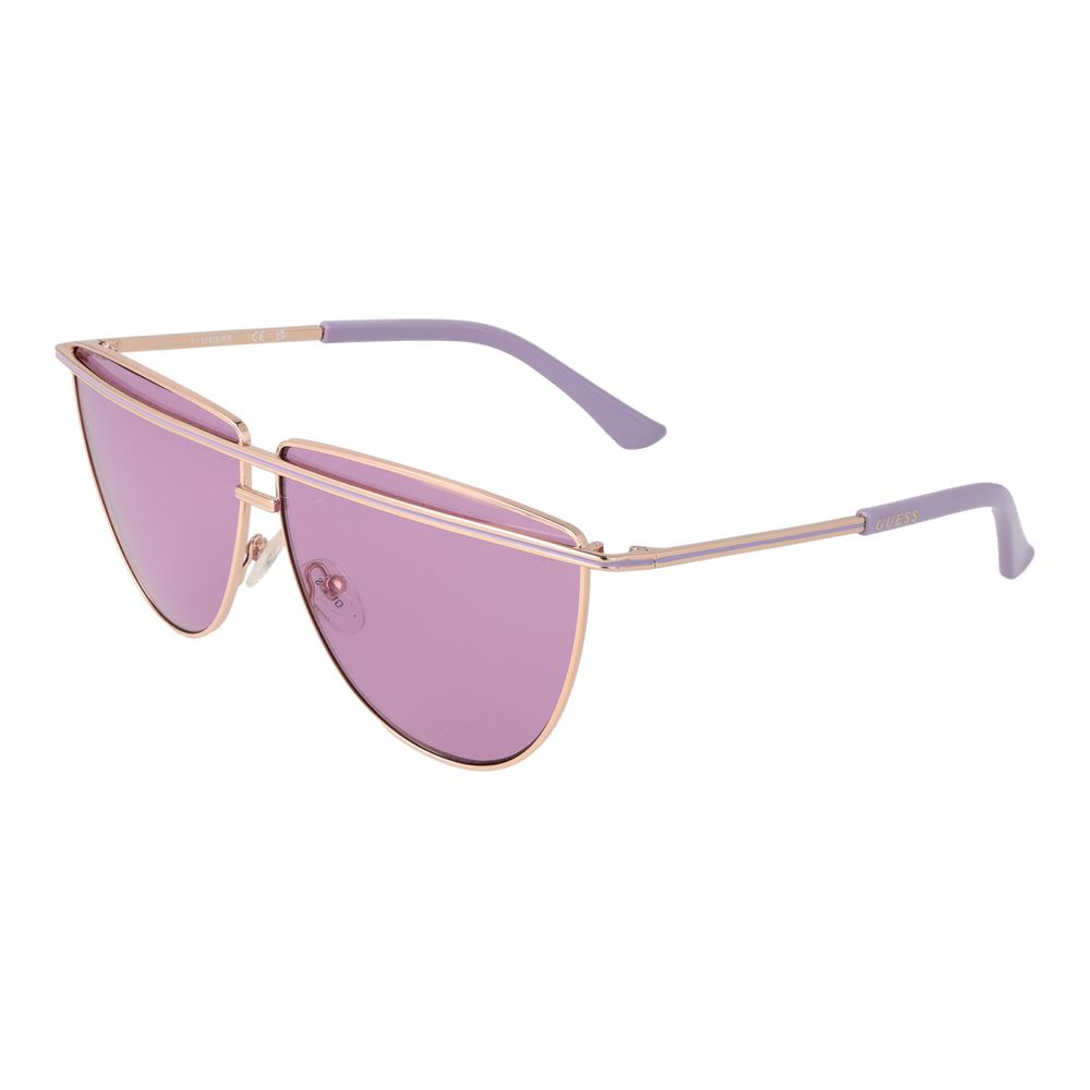 Gafas de sol Guess metálicas en oro rosa