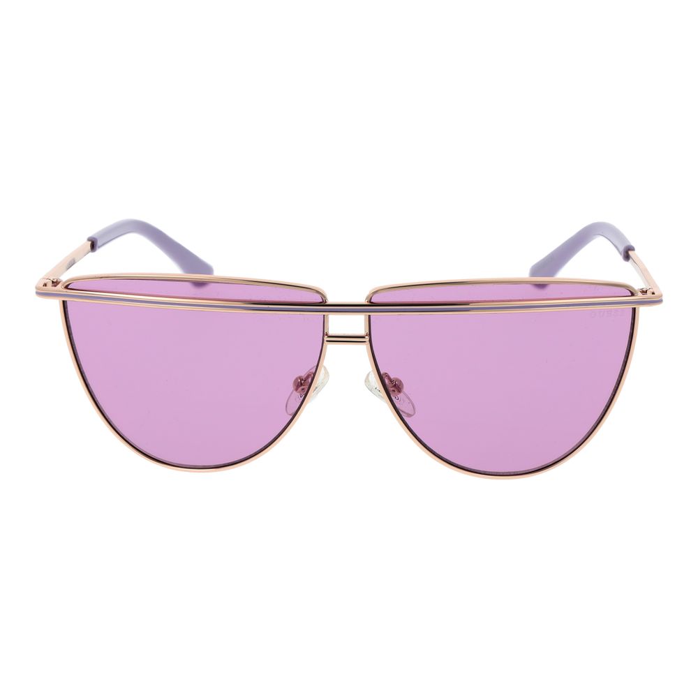 Gafas de sol Guess metálicas en oro rosa