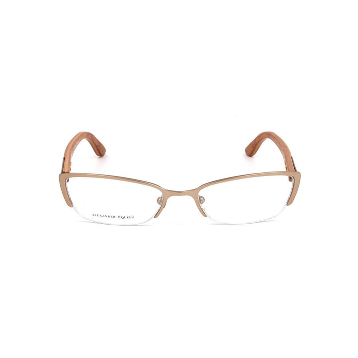 Alexander McQueen Brune Metallbriller (Innfatning)