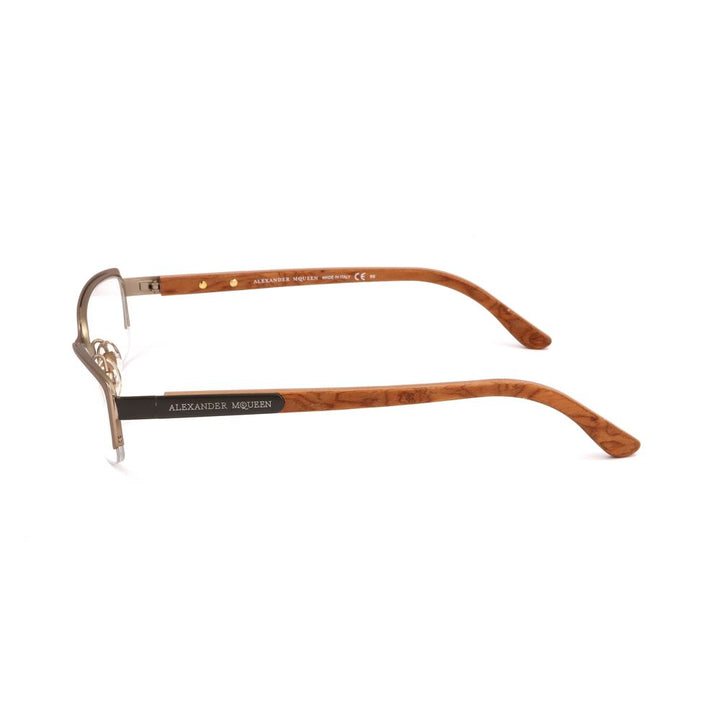 Alexander McQueen Brune Metallbriller (Innfatning)