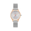 Ted Baker Silver Stainless Steel Dress Watch