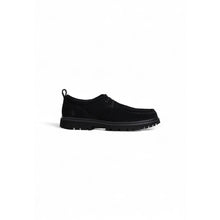 Calvin Klein Jeans Black Suede Leather Oxfords And Derbies