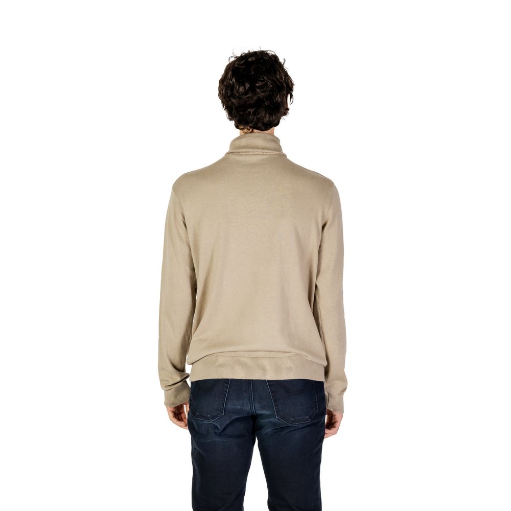 U.S. POLO ASSN. Beige bomullsgenser med høy hals