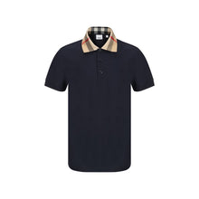 Burberry Blue Cotton Polo Shirt