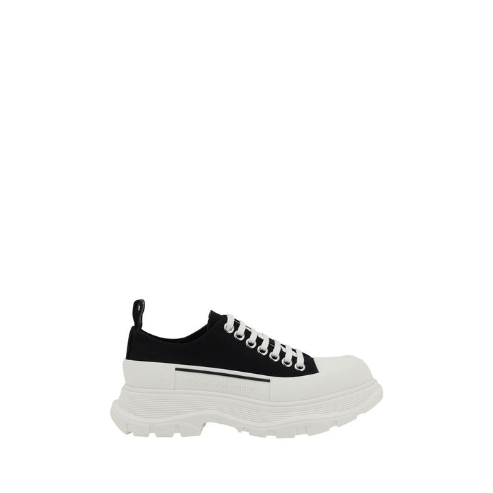 Alexander McQueen Svarte Bomull Chunky Joggesko