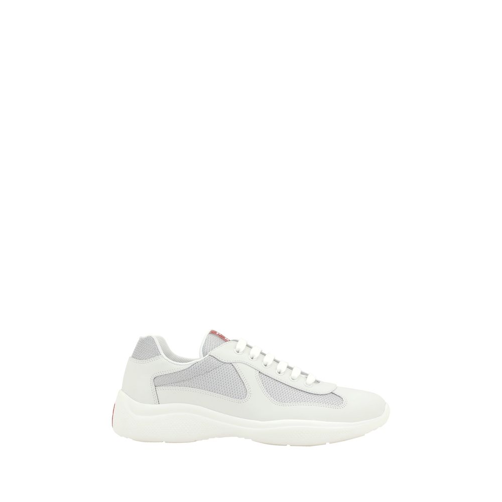 Zapatillas bajas Prada de poliamida blanca
