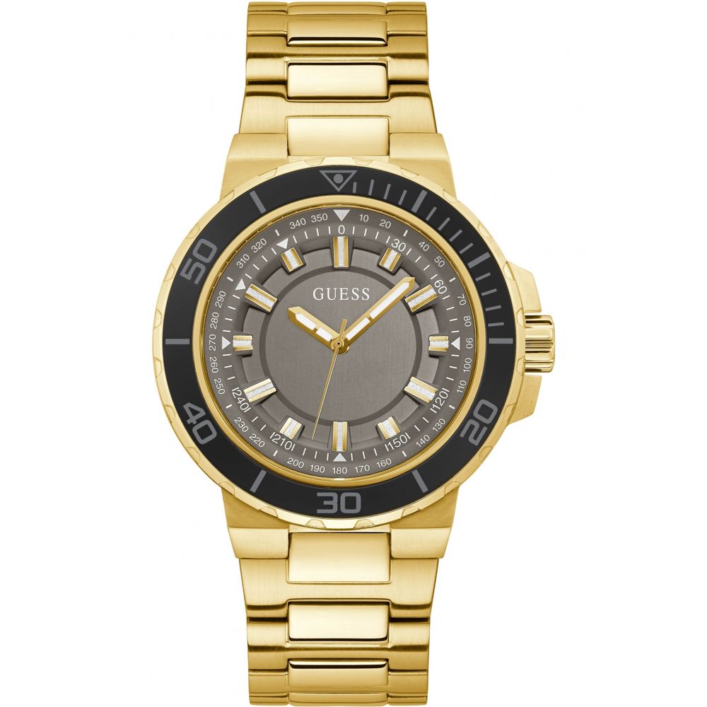 Reloj de vestir Guess de acero inoxidable dorado