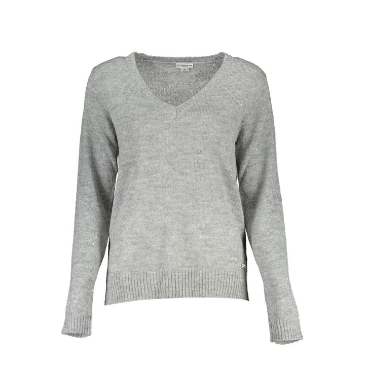 U.S. POLO ASSN. Argento Akryl Genser for Dame