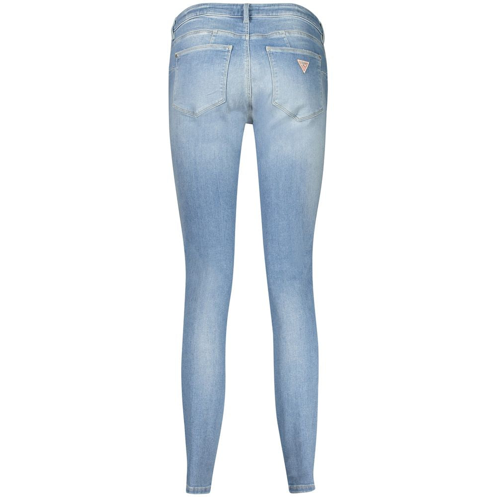 Guess Jeans Blå Bomull Skinny Jeans til Dame