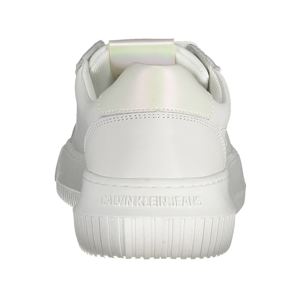 Calvin Klein Bianco Leather dame-sneaker