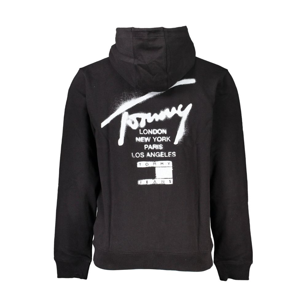 Tommy Hilfiger svart bomullsgenser for menn