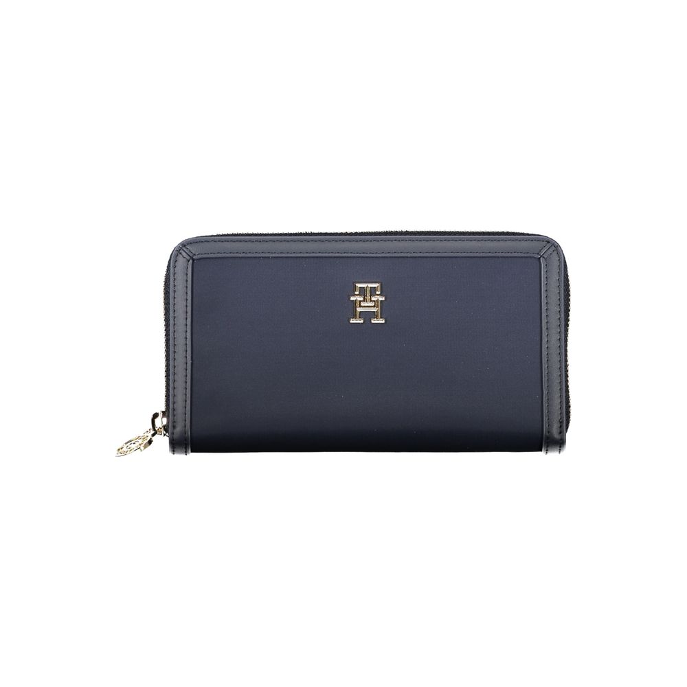 Cartera de mujer de poliéster azul Tommy Hilfiger