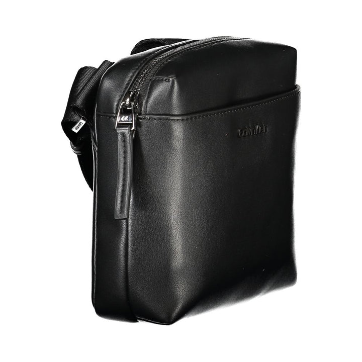 Calvin Klein «Skulderveske for menn i svart polyuretan»