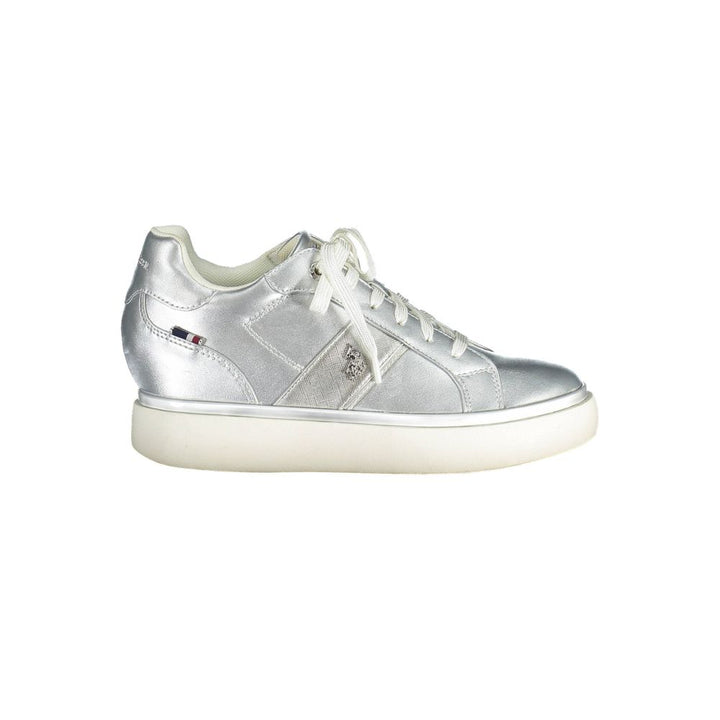 U.S. POLO ASSN. Argento Polyester Damesneaker