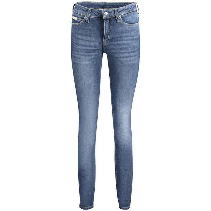 Calvin Klein Blå Bomull Damejeans