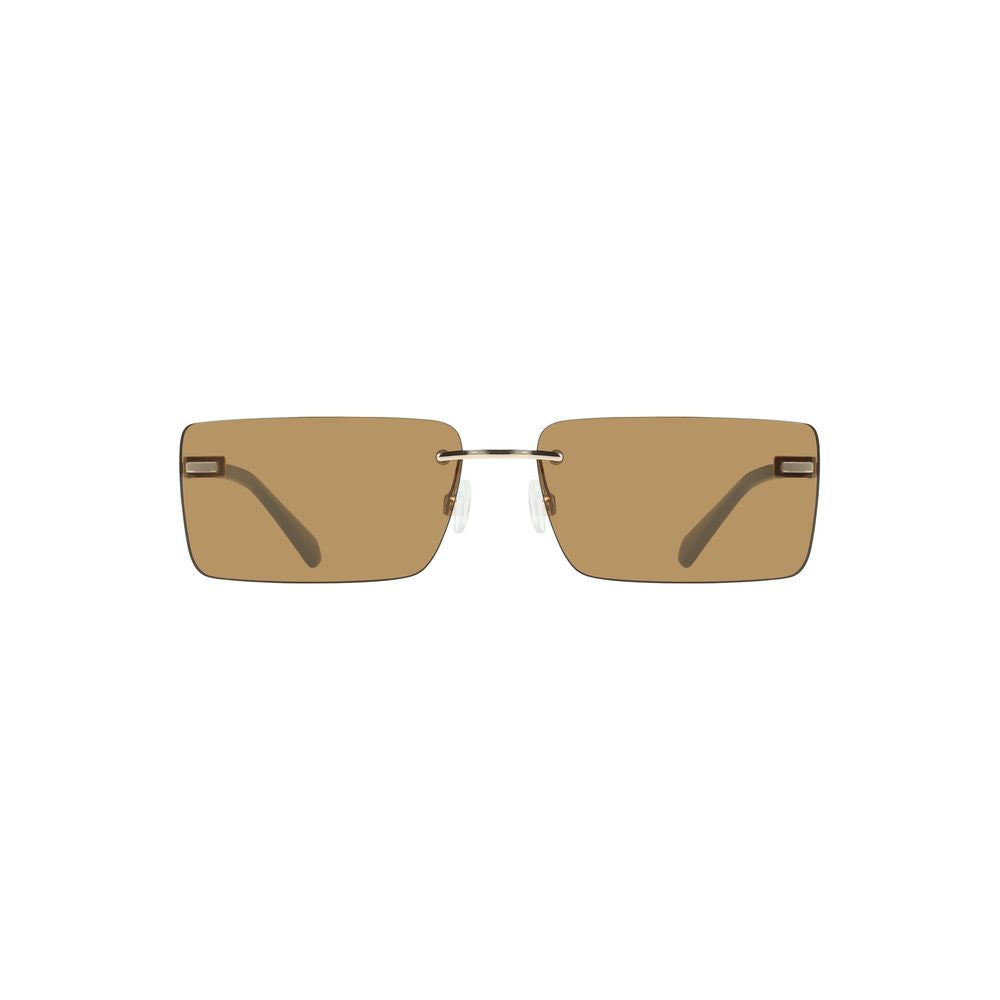 Gafas de sol metálicas de mujer en color beige