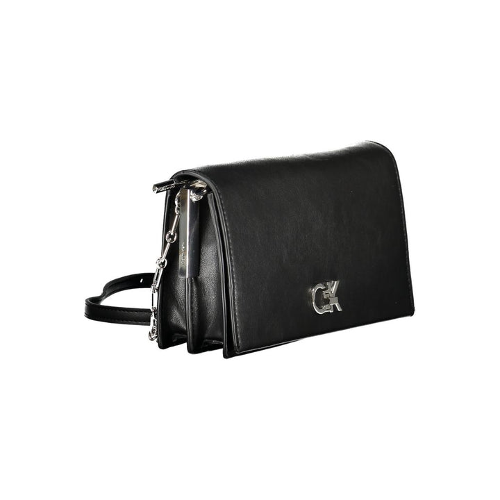 Calvin Klein Sort Polyester Dame Skulderveske
