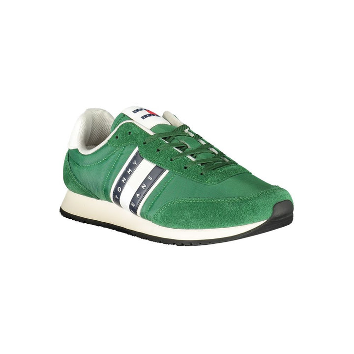 Tommy Hilfiger Grønn Polyester Herre Sneaker
