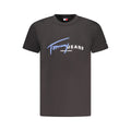 Tommy Hilfiger Black Cotton Men's T-Shirt
