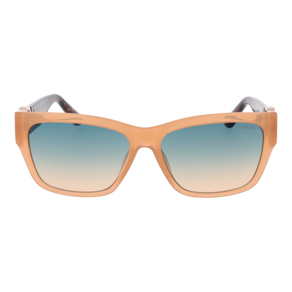 Gafas de sol de acero inoxidable beis Guess