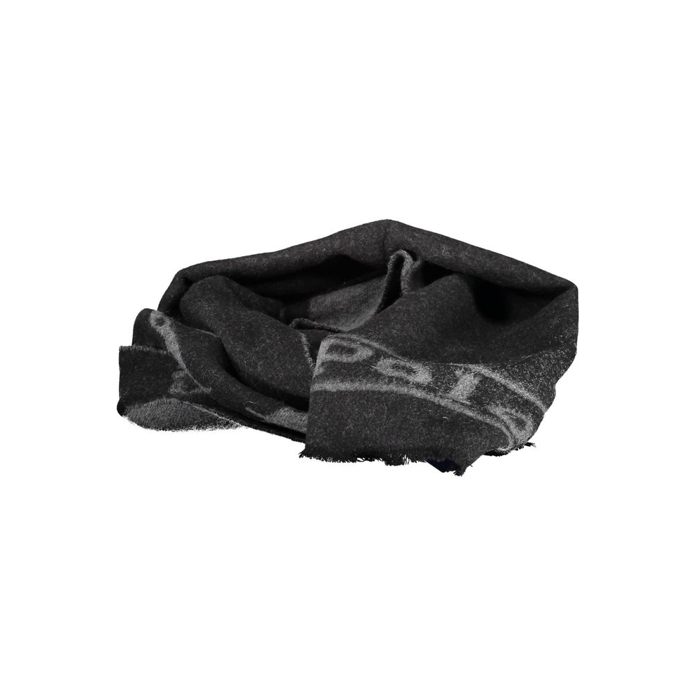 Ralph Lauren Nero Lana Hombre Bufanda