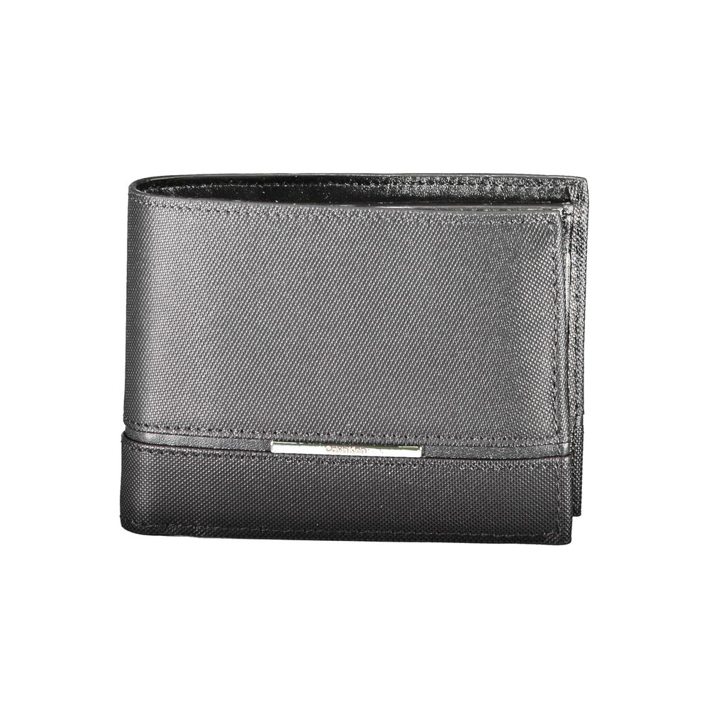 Calvin Klein svart skinn lommebok til menn