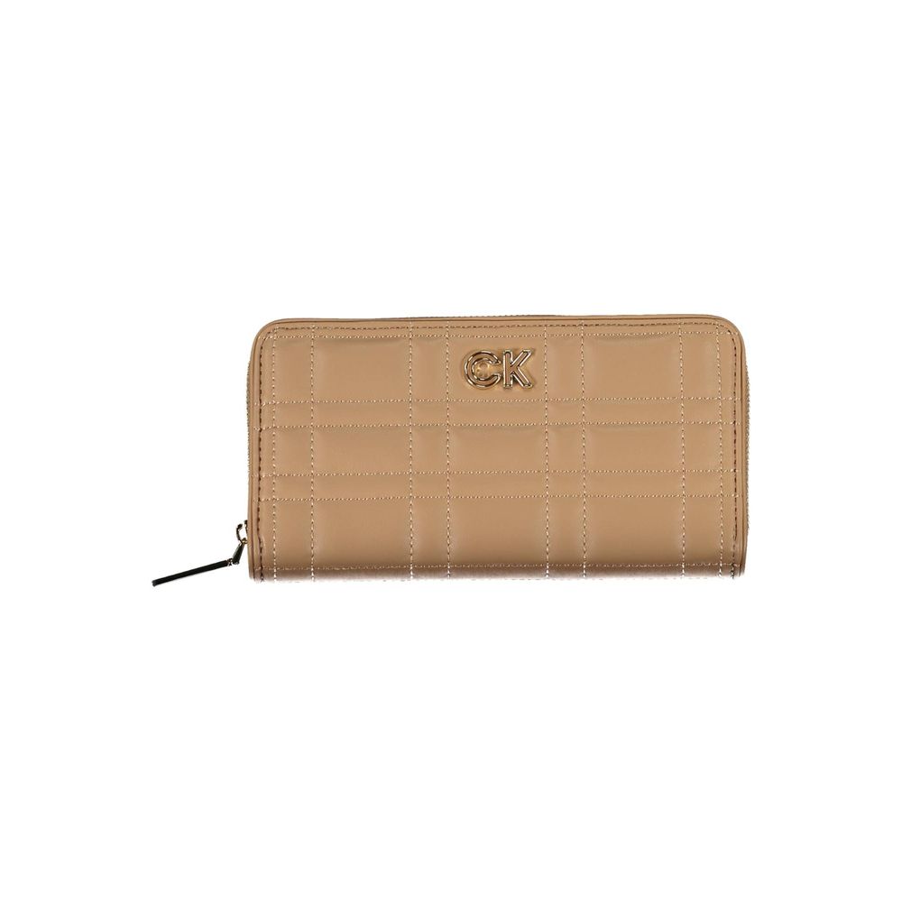 Calvin Klein Beige Polyester Lommebok for kvinner