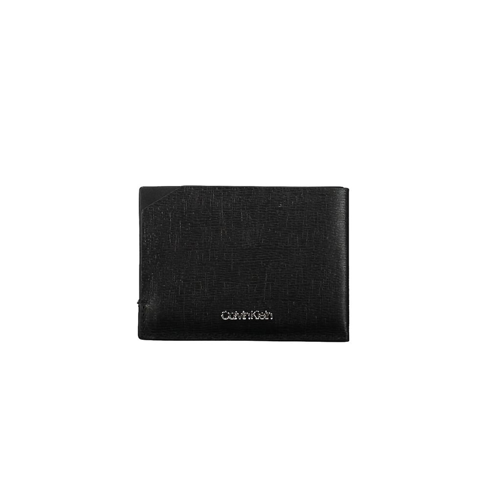 Calvin Klein Lommebok i sort skinn for menn