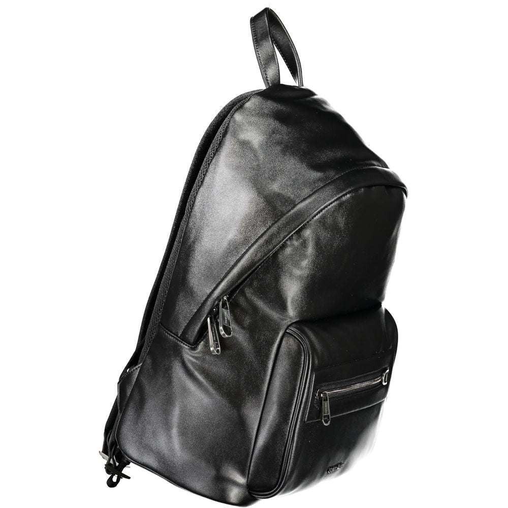 Calvin Klein svart ryggsekk i polyester for menn