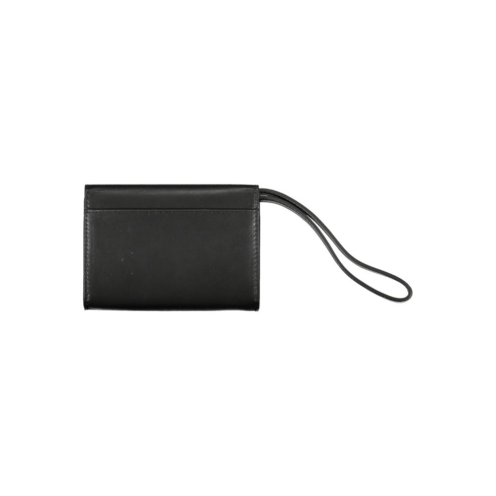 Calvin Klein svart polyester dame lommebok