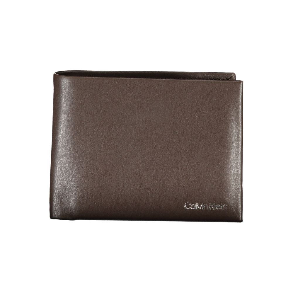 Calvin Klein Marrone lommebok i skinn for menn